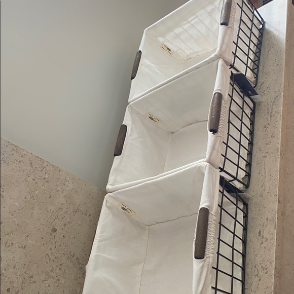 LAST SET:  Rae Dunn “Stuff” baskets. Set of 3. - Picture 3 of 7